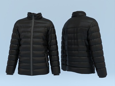 Down jacket 3d model