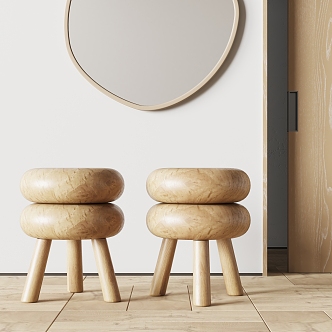 Modern ALCHYMIA Stool 3d model