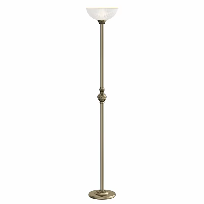 Slim Metal Floor Lamp With Central Decorative Ball Design For Modern Interiors 3d model