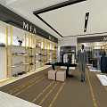 MIA TIBO Fashion Clothing Store Interior With Mannequins And Apparel Displays