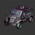 Armored SWAT Police Vehicle With Tactical Design And State Police Features