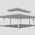 large scaffolding 3d model