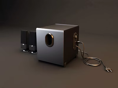 Modern sound speaker 3d model Modern sound speaker 3d model