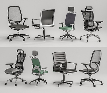 Modern Office Chair Swivel Chair Manager Chair Computer Chair 3d model