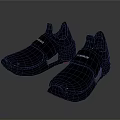 Modern Stylish Sneakers With Mesh Upper And Metallic Design For Daily Wear