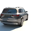 Mercedes-Benz Luxury SUV With Chrome Vertical Grille Roof Rails And Alloy Wheels