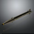 Tactical Missile With Aerodynamic Body Warhead Stabilizing Fins And Exterior Markings