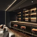 Modern Home Theater Interior With Large Projection Screen Comfortable Seating And Ambient Lighting