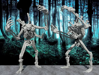 Modern Ornaments Skull Skull Skeleton Skeleton Monster 3d model