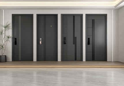 Security door 3d model