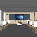 School Art Classroom With Easels Drawing Boards Wooden Stools Spacious Bright Interior And Front Screen