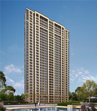 Modern Residential Building High-rise Residential Building 3d model