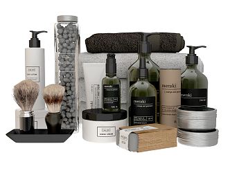 Men's Skin Care Products Modern Toiletries 3d model