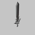 Wizard Style Sword 3d model