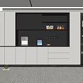 Minimale Style Cabinet Wine Cabinet Whole Cabinet Sideboard Cabinet Balcony Cabinet Storage Cabinet Combination Cabinet 3d model