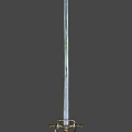 Historical Weapon Sword With Polished Steel Blade And Intricate Metallic Hilt Design