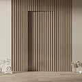 Modern Invisible Door Single Door 3d model