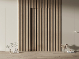 Modern Invisible Door Single Door 3d model