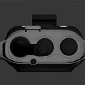 Portable Black Military Walkie Talkie With Long Antenna As Weapon Communication Device