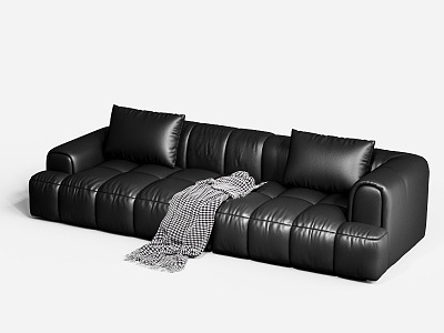 3 people sofa 3d model