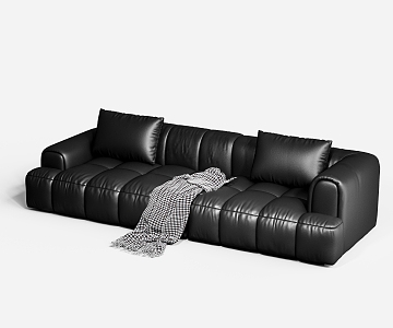 3 people sofa 3d model