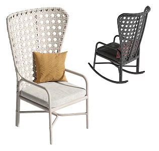 Quiet Wind Single Chair 3d model