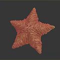 Woven Rattan Starfish Decorative Furniture Piece For Home Decoration