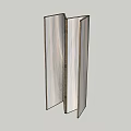 Modern Folding Wooden Screen With Stylish Design For Home Interior Decor