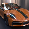 Porsche 911 sports car Supercar 3d model