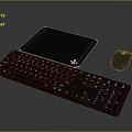 Essential Computer Accessories Keyboard Mouse And Mouse Pad Set For Office Use