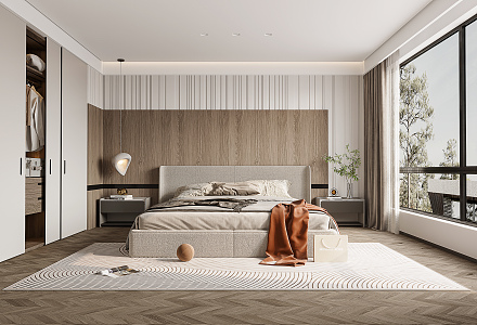 Modern Bedroom 3d model