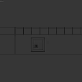 Modern Square Oil Painting With Vibrant Multicolored Irregular Strokes On Wooden Wall