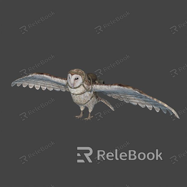 Modern Owl Owl Mount model