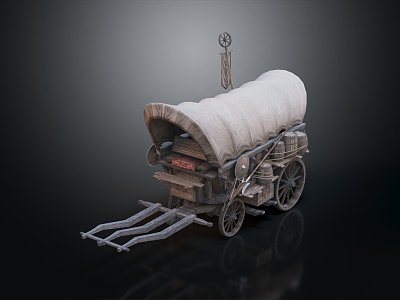 Vintage Carriage Luxury Carriage 3d model