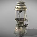 Vintage Metal Candle Lantern With Hollow Out Design And Handle Decoration