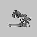 Webley IV Pistol 3d model