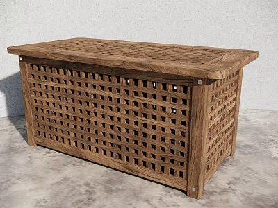 Solid Wood Table Table 3d model Solid Wood Table Table 3d model