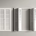 Shutters Folding Window Shutters 3d model