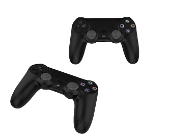 Modern gamepad 3d model