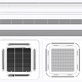 Air Conditioner Fan Grilles and Square Panels with Various Designs