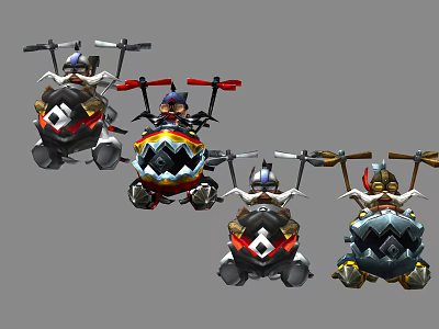 Modern game character Kutch heroic bombsman 3d model Modern game character Kutch heroic bombsman 3d model