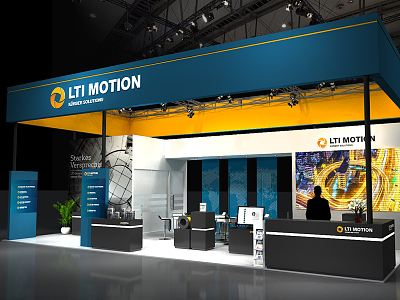 Modern Exhibition Booth Exhibition Exposition model