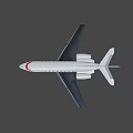 White Private Jet With Red Stripe Sleek Exterior And Modern Design