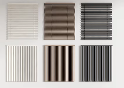 Modern venetian blinds 3d model