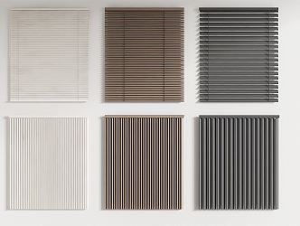 Modern venetian blinds 3d model