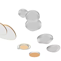 Modern Ceiling Lights With Various Shapes Round Oval And Illuminated Design