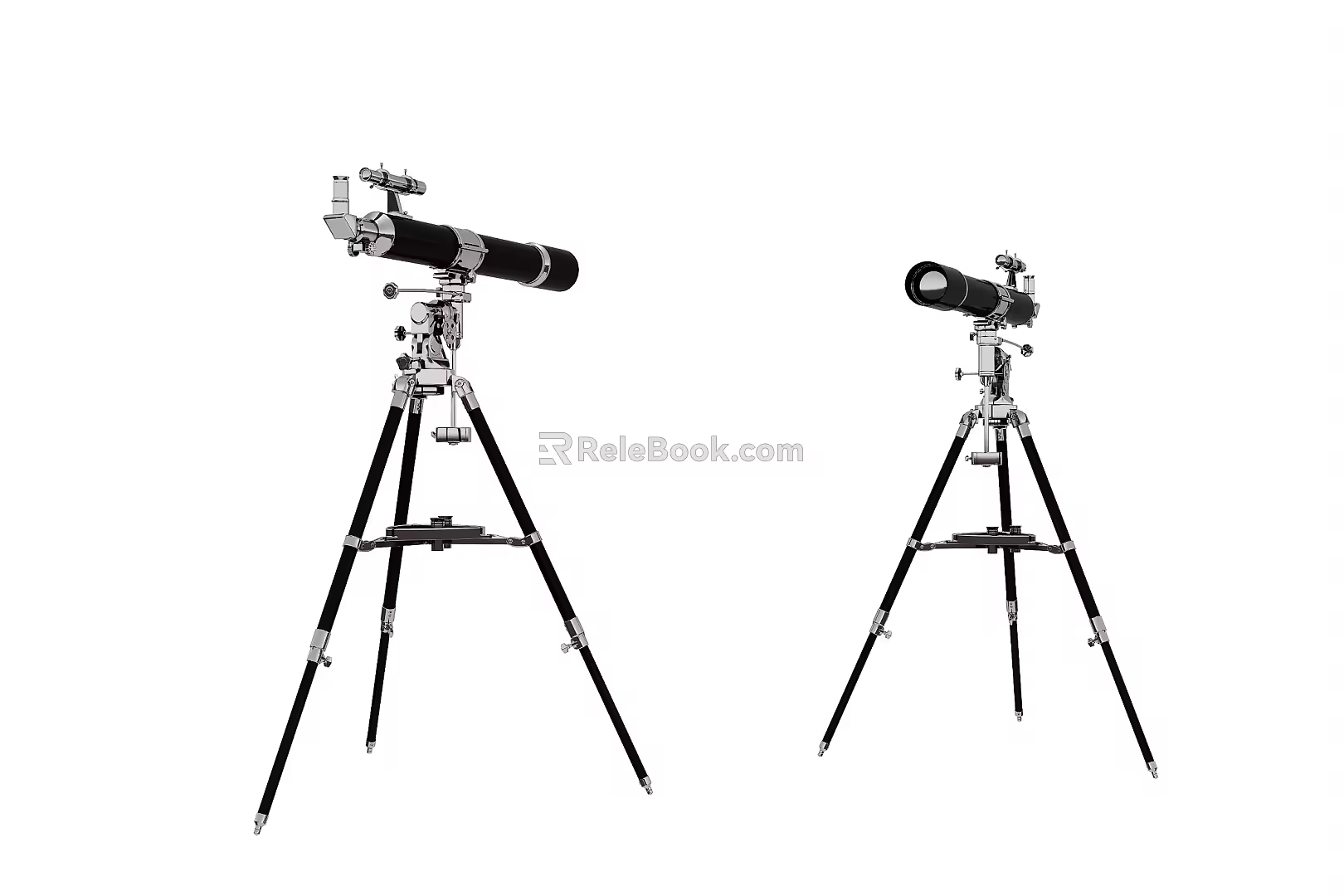 astronomical telescope vertical telescope stargazing telescope 3d model