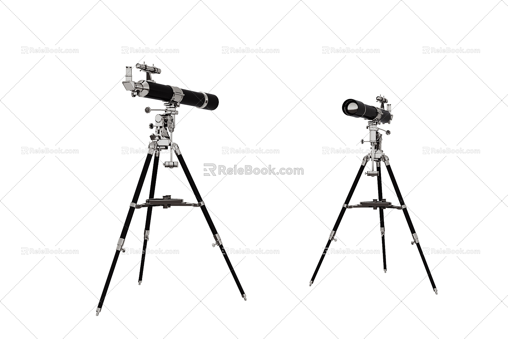 astronomical telescope vertical telescope stargazing telescope telescope 3d model