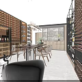 Elegant Modern Tobacco And Alcohol Store Interior With Wine Racks Glass Cabinets Dining Table