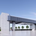 School gate 3d model